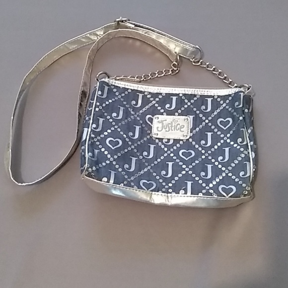 girls silver bag